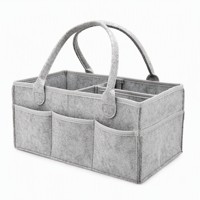 Sac à langer en feutre polyester personnalisé avec logo, pliable, pour maman, idéal pour les voyages et les activités de plein air, vente en gros OEM ODM