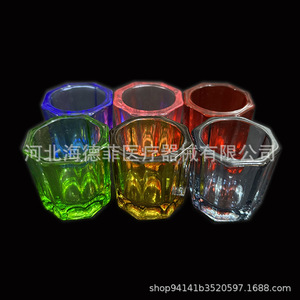 แก้วคริสตัลทรงแปดเหลี่ยมสีสันสดใสสำหรับผสมยาทาเล็บ ใช้ในงานปาร์ตี้ - Product Image 3