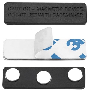 Tùy chỉnh từ ngực Huy hiệu giá từ tên <span class=keywords><strong>tag</strong></span> huy hiệu nam châm của 2 neodymium nam châm cho ID huy hiệu chủ sở hữu - Product Image 5