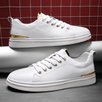 Chaussures blanches en cuir de vachette souple de luxe léger de haute qualité, personnalisables, vente directe d'usine OEM