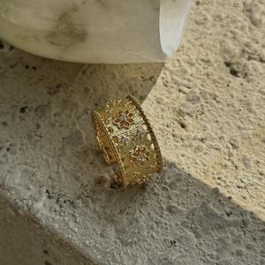 Anillo de Plata de Ley S925, Estilo Francés de Lujo, Anillo Ancho, Joyería Simple y Moderna con Personalidad - Product Image 4