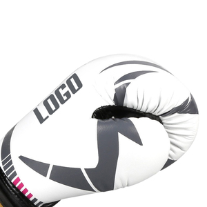 Guantes de boxeo de dedo completo de cuero de microfibra duraderos de entrenamiento profesional con cierre personalizables para un uso serio - Product Image 1