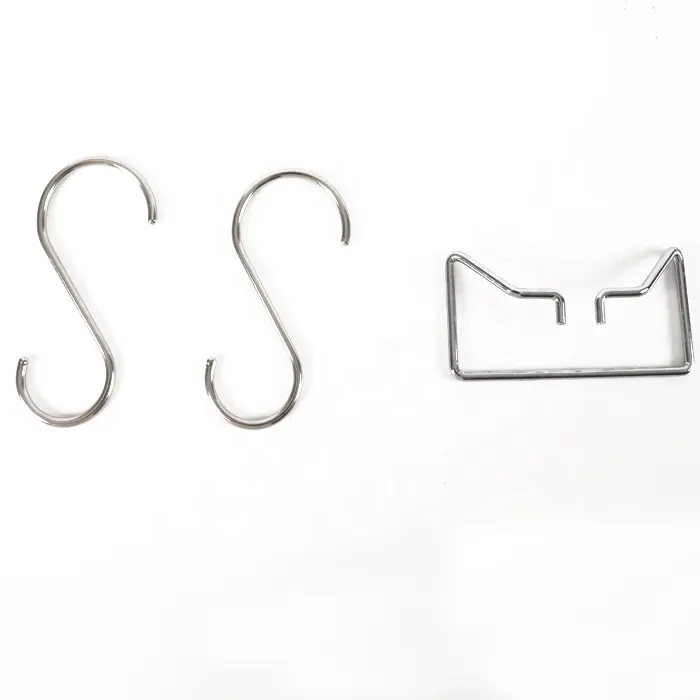 Custom stainless steel hanger S hooks and J hooks accessories