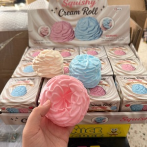 Nuevo Juguete Blandito de Crema de Vaselina de Rebote Lento, Juguete Antiestrés de Crema para Apretar y Jugar - Product Image 4