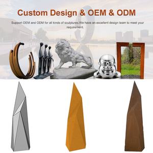 منحوتات زهور من الستيل الصدئة لتزيين الأماكن الخارجية - Product Image 5