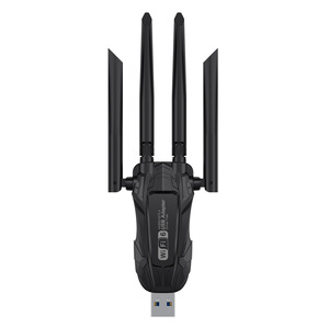 Adaptador WIFI6 PIX-LINK, Dongle <span class=keywords><strong>de</strong></span> Red <span class=keywords><strong>de</strong></span> 900Mbps con 4 Antenas <span class=keywords><strong>de</strong></span> Alta Ganancia, Banda Dual <span class=keywords><strong>de</strong></span> 2.4GHz/5GHz <span class=keywords><strong>para</strong></span> <span class=keywords><strong>Computadora</strong></span> Portátil, Windows 11/10/7 - Product Image 1