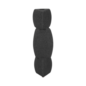Ceramic Stacked Candle Holder Modern Taper Candlestick For Mantel <b>Console</b> <b>Table</b> Living Room Decor - Product Image 3