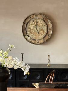 Orologio <span class=keywords><strong>da</strong></span> <span class=keywords><strong>Parete</strong></span> Analogico in Metallo Stile Retrò Americano ed Europeo di Lusso per Soggiorno/Sala <span class=keywords><strong>da</strong></span> Pranzo, Decorazione Artistica di Alta Gamma di Grandi Dimensioni - Product Image 2