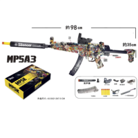 Pistola de Juguete Toyhome de Nuevo Diseño, Color Personalizable, Precio Bajo, Pistola de Bolas Mp5 con Piezas Metálicas, Pistola de Juguete Mp5 con Cargador