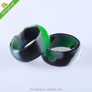 Colorful Halo Open Silicone <b>Ring</b> for Women Girls Gold Plated High-Grade Stylish Wedding Jewelry Accessories <b>Resizable</b> - Product Image 5