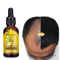Prix d'usine – Sérum de croissance capillaire au gingembre en 7 jours – Extrait végétal naturel – Renforce les racines des cheveux – Huile de croissance capillaire pour cheveux clairsemés