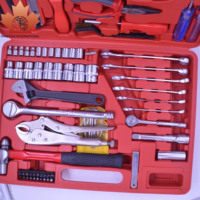 Boîte de réparation d'urgence multifonctionnelle et peu encombrante, kit d'outils professionnel de 79 pièces, kit complet d'outils de réparation pour la maison et l'automobile
