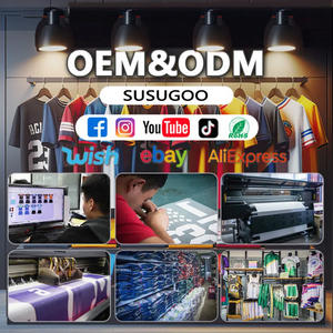 ชุดเสื้อบาสเก็ตบอลพิมพ์ซับลิเมชันย้อนยุคของ susugoo ชุดเสื้อกล้ามสำหรับผู้ชายมีตัวเลือกขนาดใหญ่พิเศษ - Product Image 6