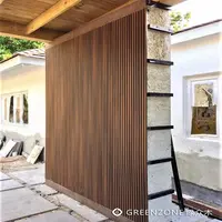 पिछवाड़े बोर्ड निविड़ अंधकार समग्र लकड़ी बाहरी दीवार cladding
