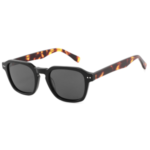 Lunettes de soleil unisexes rectangulaires à monture complète, verres gris foncé, protection UV400, protection solaire pour adultes - Product Image 4