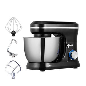 Mezclador eléctrico de polvo y alimentos con tazón, mezclador manual de 6 velocidades con soporte para masa, procesador de alimentos planetarios de 5L y 1000W, gran oferta - Product Image 2