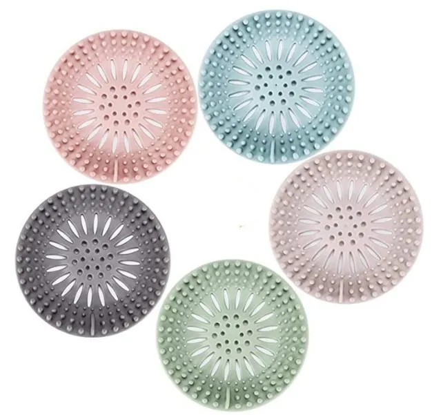 Silicone Sink Cover Strainer Hair Catcher Durable Silicone Hair Stopper Shower /stopper Bathroom Filter