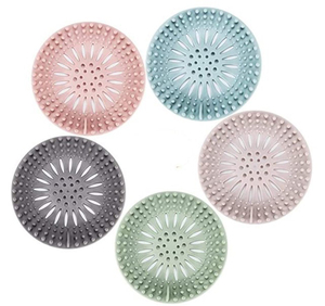 Filtro per copertura del lavandino in Silicone raccoglitore per <span class=keywords><strong>capelli</strong></span> tappo per <span class=keywords><strong>capelli</strong></span> in Silicone durevole filtro per <span class=keywords><strong>doccia</strong></span>/tappo per bagno - Product Image 1