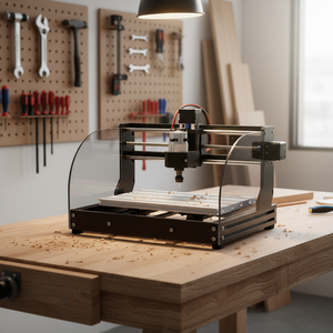 Routeur CNC de bureau Zhong Hua Jiang 3018-PROVer de qualité supérieure, 3 axes, 300x180x45mm, machine de découpe du bois et du métal - Product Image 6