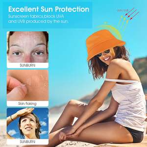 Custom logo Multi Color Optional Men Women's Bucket <b>Hat</b> Summer <b>Fishing</b> <b>Hats</b> Outdoor - Product Image 5