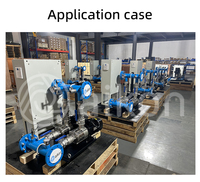 Pompes de surpression centrifuges à plusieurs étages verticales à haut rendement système de pression constante moteur à onduleur entièrement automatique