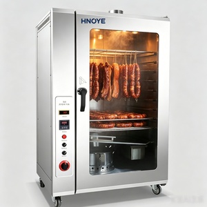 Machine à fumer les saucisses industrielle, four à fumer électrique pour poisson, poulet, bœuf, <span class=keywords><strong>jambon</strong></span> avec certification CE - Product Image 4