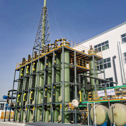 Agricultural Fertilizer Potassium Sulfate Plant Production Line With Mannheim Furnace Process
