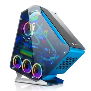 个性化设计钢化玻璃游戏电脑机箱ATX电脑机箱