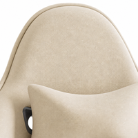 Chaise de jeu en tissu ALINUNU, directement de l'usine, pour usage domestique, chaise de bureau ergonomique avec fonction inclinable et repose-pieds