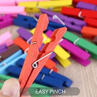 Stocks En Gros Variété Tailles En Bois Chevilles Épingles À Linge En Bois Coloré Mini Pinces À Linge pour Salle De Classe Photo Artisanat DIY Projet