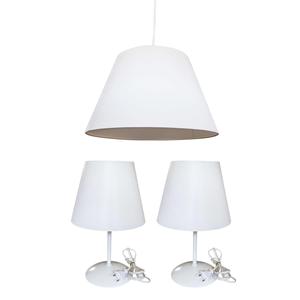 Set lampadario e paralume per camera da letto Taç