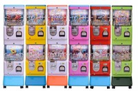 Distributeur automatique de bonbons et de jouets en capsules à monnayeur pour la vente au détail en gros