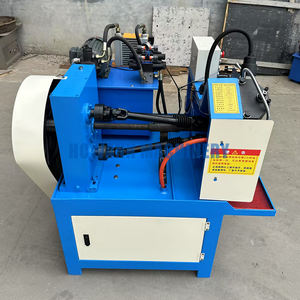 Nouvelle machine à rouler les filets hydrauliques à trois axes de conception 3 rouleaux moteur de haute précision 8-40mm diamètre 2 ans de garantie - Product Image 4