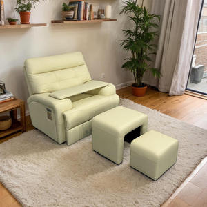 Moderna Poltrona Reclinabile a 180 Gradi per Manicure, Sedia Elettrica a Tre Funzioni per Estensione Ciglia, Arredo Multifunzionale per Salone di Bellezza e Soggiorno - Product Image 6