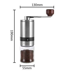 En çok satan yüksek kaliteli ticari seramik çapak Mini ve taşınabilir manuel kahve el değirmeni paslanmaz çelik gövde ile - Product Image 3