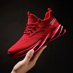Vente en gros de nouvelles baskets décontractées à semelle épaisse pour l'été, semelle extérieure souple, respirantes, légères, chaussures de sport pour hommes - Product Image 5
