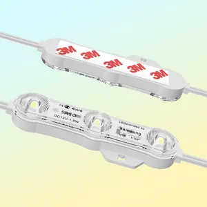 नई आगमन 5 साल की वारंटी निविड़ अंधकार कोई सकारात्मक या नकारात्मक टर्मिनलों dc12v 3 चिप्स 3030 मॉड्यूल रोशनी का नेतृत्व किया
