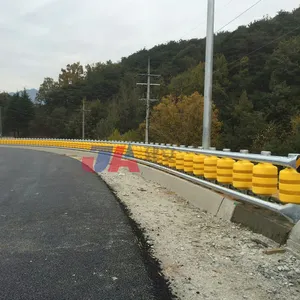 Highway Guardrail Barrier Anti Crash Guardrail Traffic Safety Rolling Systems Guardrail Road Roller Barrier For Sale