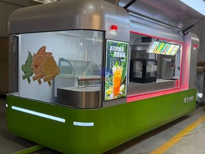 Camión de Comida Rápida Personalizado |   Remolque Móvil para Venta de Comida en Eventos / Carrito de Venta de Café, Helados y Hot Dogs - Product Image 3