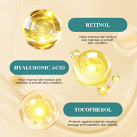 Crème au rétinol biologique à étiquette privée OEM, crème anti-âge pour le visage, hydratant pour la peau, crème anti-rides, certifiée MSDS, 60g