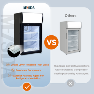 Meisda sc40b 40L duy nhất-nhiệt độ đồ uống và bánh hiển thị tủ lạnh với cửa kính truy cập hàng đầu thiết kế - Product Image 4