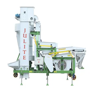 Julite Paddy Rice Grain Fine Seed Cleaning Machines Sesame Seed Air Screen Cleaning Machine