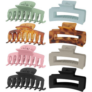 Pinzas de Pelo Cuadradas de Acrílico para Mujer, Pinzas de Pelo Modernas, Accesorios para el Cabello, Pinza de Pelo de Acrílico para Niñas y Mujeres - Product Image 2
