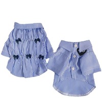 Manteaux et vestes légers pour chiens en fibre acrylique respirante et écologique, imprimé gingham, printemps/été, pour Poodles, Terriers, Bichons