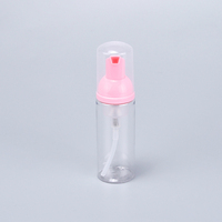 Nettoyant visage, désinfectant pour les mains, 30 ml, 60 ml, 100 ml, rose, ambre, transparent, blanc, flacon pompe en plastique PET pour teinture capillaire