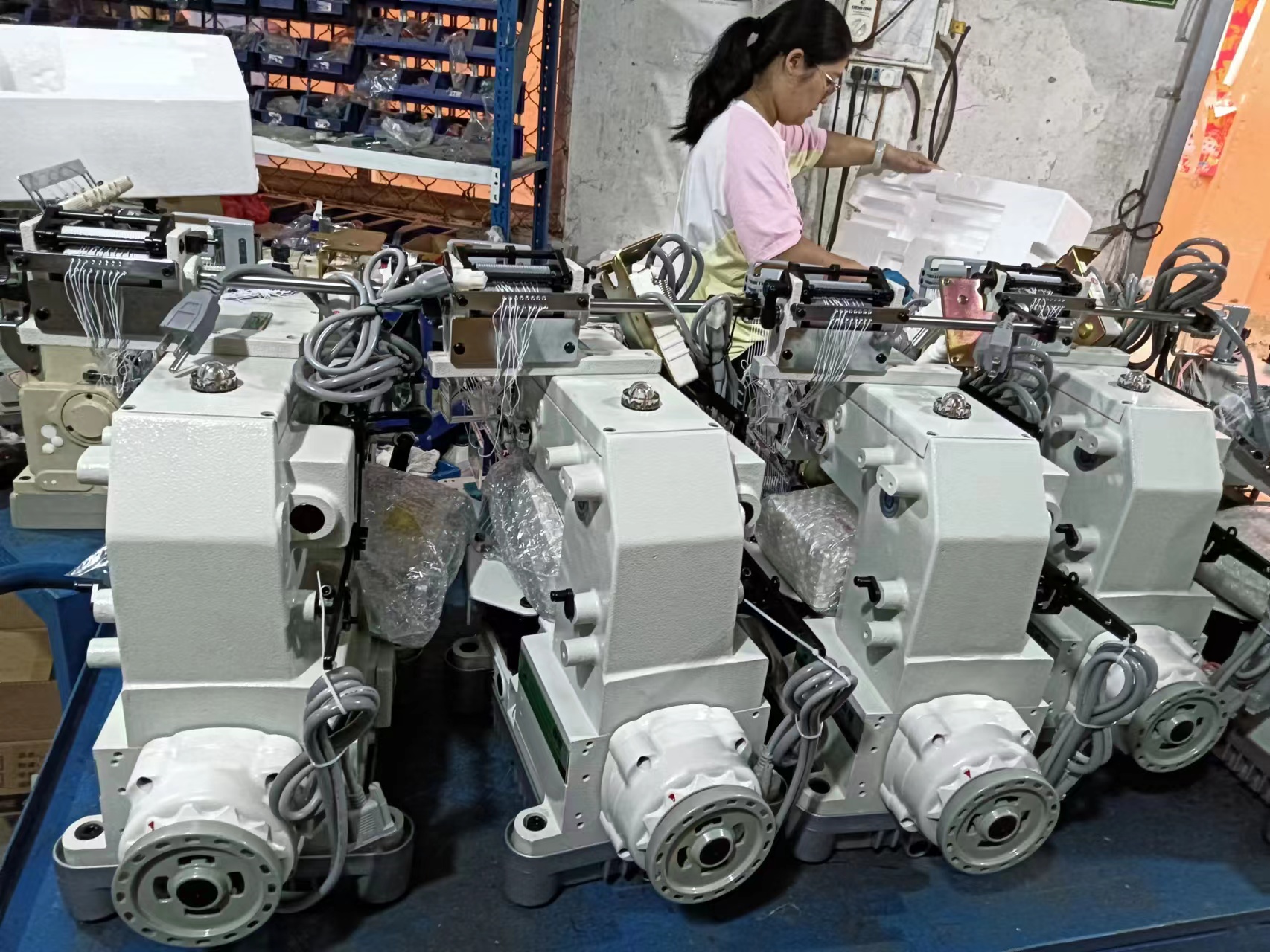 jeans manufacturing machine