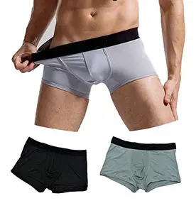 Famous Customized Brand Men's 3-Pack Cotton Classic Knit Boxer Trunks