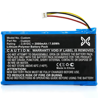 Batterie OEM ODM pour panneau de commande intelligent, contrôleur tactile sans fil, télécommande AV, batterie de contrôle pour salle de conférence