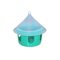 Distributeurs d'eau automatiques portables écologiques de haute qualité pour animaux de compagnie, en plastique durable et étanche, avec minuterie pour oiseaux