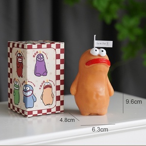 Earth Man Monster <strong>Candle</strong> Wholesale <strong>Funny</strong> Creative Fragrance Birthday Gift with Hand Gift Handcrafted Scented <strong>Candle</strong> - Product Image 6